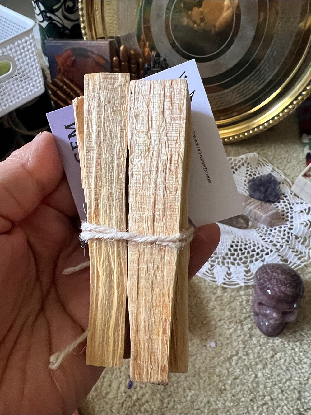 Natural Palo Santo Wood Bundle - set of 4